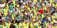 The Norwich colours are identical to the green and gold adopted by United fans when they were protesting the takeover of the club by the Glazers.